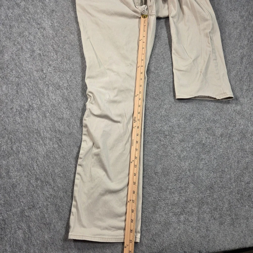 Polo Ralph Lauren Varick Pants Mens 34x32 Tan Khaki Slim Straight Stretch Chino